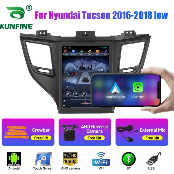 9,7 Pouces Tesla Stil 2 Din Android Auto Radio Pour Hyundai Tucson 16-18 low Stereo Auto Multimedia