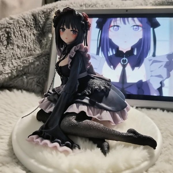 2 Arten My Dress-Up Darling Anime-Figur Schwarzes Dienstmädchen-Outfit Kitagawa Marin Actionfigur Shizuku Kuroe Figurine Sammlungsmodell