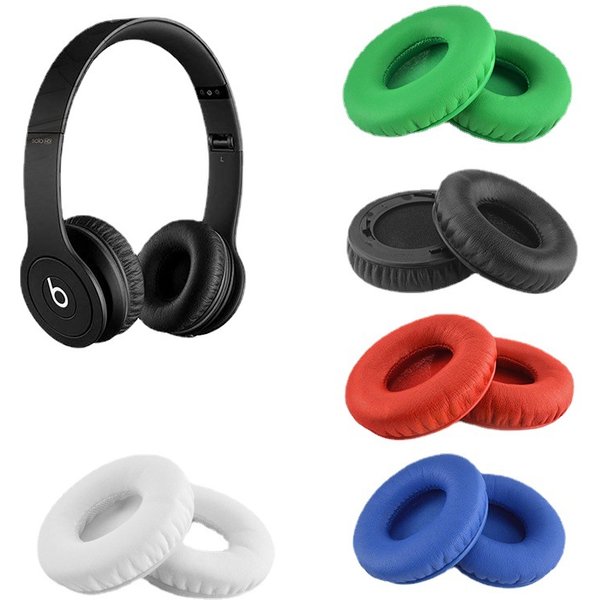 Suitable for Beats Solo HD Ear Pads Earphone Sleeve Head Beam Sponge Pad Leather Earmuffs