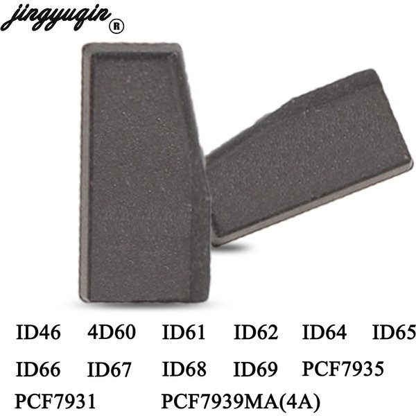 Jingyuqin ID46 ID60 ID61 ID62 ID65 ID66 ID67 ID68 ID69 PCF7935 PCF7931 PCF7939MA (4A) puce Transponde voiture télécommande porte-clés puce