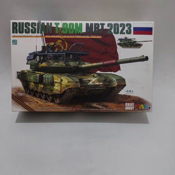 Tiger Model 4617 1/35 Kit de Modèle en Plastique à Assembler du Char de Combat T-90M MBT Breakthrough III Russe