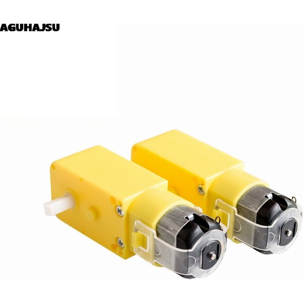2 pièces TT moteur 130 moteur voiture intelligente Robot moteur à engrenages pour Arduino DC3V-6V DC moteur à engrenages châssis de voiture Intelligent voiture à quatre entraînements chaude