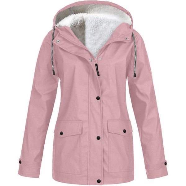 Veste coupe-vent en velours pour femmes, manteau à capuche imperméable pour Sports de plein air, vêtements pour escalade, cyclisme et pêche