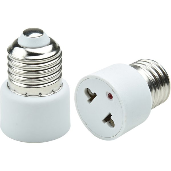 1pc Hot Sell Practical White E27 Plug Bulb Holder Light Fixture Bulb Base Adapter Lamp Socket U S /EU