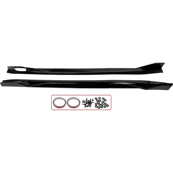 Für BMW G05 X5 M60i M50i M Sport 2019-2025 Seitenschweller-Verlängerung Stoßstangenlippe Spoiler Splitter Schutz Glanzschwarz oder Carbon-Optik