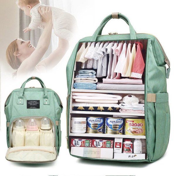 MUNIBackpack-Sac à Couches de Grande Capacité pour Bébé, Multifonction, Imperméable, Voyage en Plein Air, pour Soins