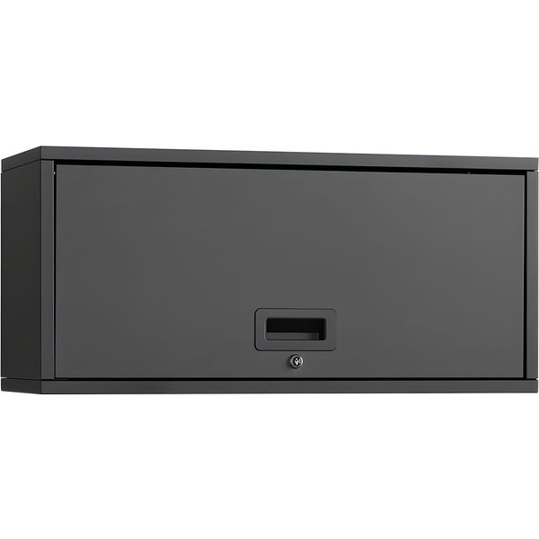 SucceBuy Metall-Wandschrank 30x12x14 Zoll, schwebender Garagen-Werkzeugschrank mit hochklappbarer Tür, 120 lbs pro Regal, geeignet für Garage und Keller