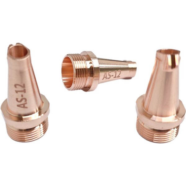 Buse de soudage en cuivre AS12, 5 pièces, pour Machine de soudage Laser à Fiber 1500W 2000W 3000W