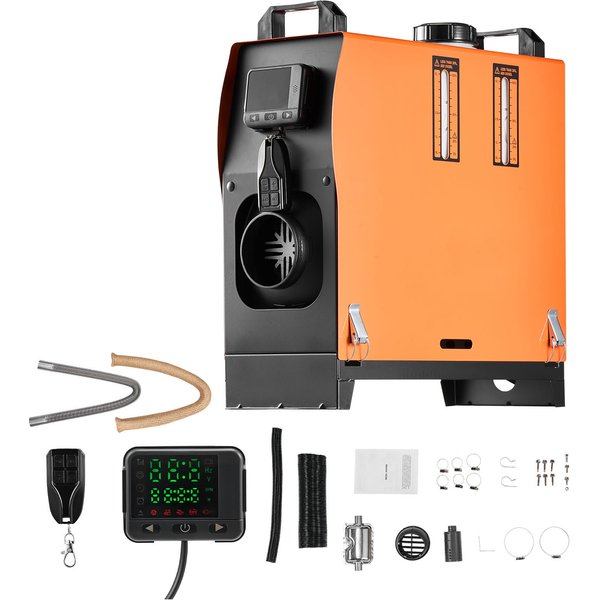 SucceBuy 5/8 kW Diesel-Lufterhitzer, Diesel-Standheizung mit Fernbedienung, geräuscharmer Autoheizer, passend für Wohnmobile, LKWs, Wohnmobile, Transporter