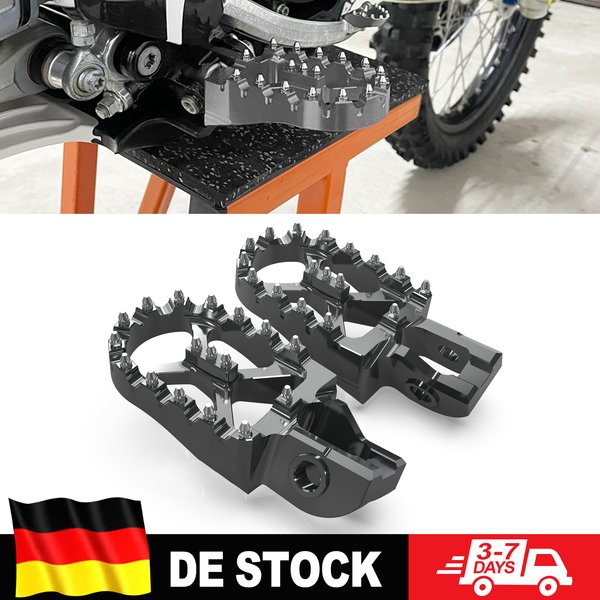 (Stock UE) Repose-pieds 57 mm pour KTM EXC 300 EXCF 350 XCW 300, Husqvarna TE 300 FE 450 2017-2023, GasGas EC 300