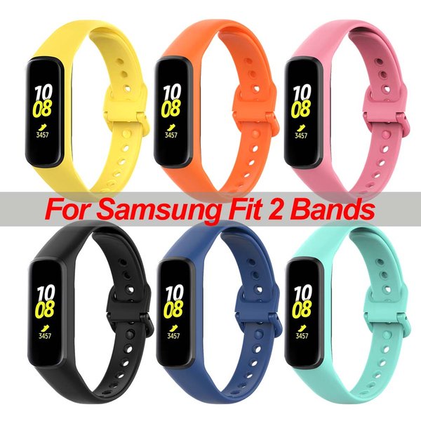 For Samsung Galaxy Fit 2(R220) Band Straps Soft Silicone Wrist Strap for Samsung SM-R220 Fitness SmartWatch Replacement