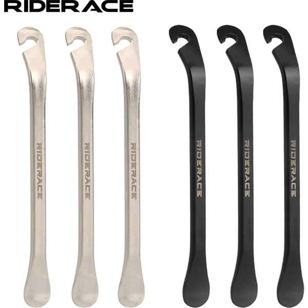RIDERACE 3PCS Bicycle Tyre Lever Tube Repair Service Carbon Steel Heat Treatment Cycling Tool Bike Tire Opener Crow Bar Remover