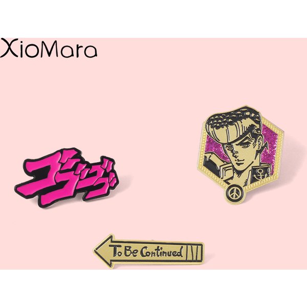 Broches en émail «JoJo's Bizarre Adventure», broches personnalisées, Badges à revers, dessin animé classique japonais, bijoux cadeaux pour Fans et amis