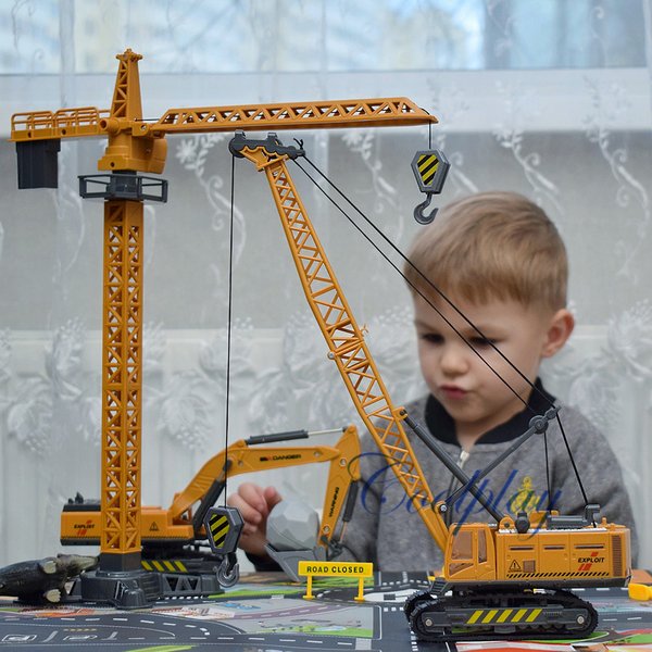9 Styles d'ingénierie en alliage moulé sous pression camion jouet voiture classique modèle de Construction véhicule chargeur tracteur pelle jouets pour garçons cadeau