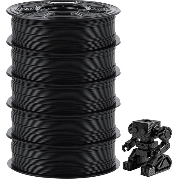 Geeetech 5kg Mattes PLA-Filament 1,75mm 0,03mm Toleranz Vakuumverpackt Mattierte Textur für die Meisten FDM 3D-Drucker