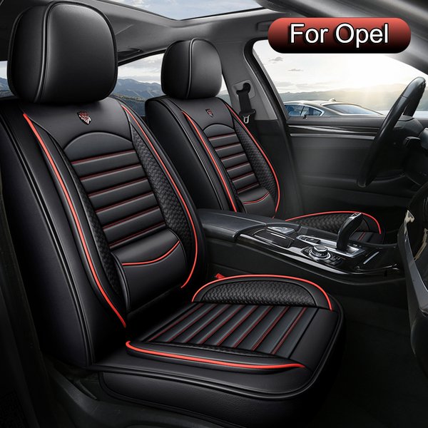 Luxuriöse PU-Leder Sitzbezüge, für Opel Astra, Corsa, Insignia, Mokka, Crossland, Vectra, Grandland X, Premium Innenausstattungs-Upgrade Airbag-Kompatibel