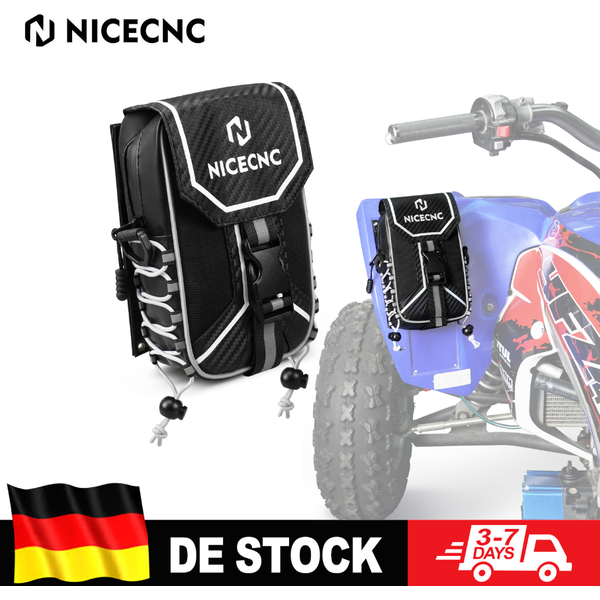 NICECNC ATV Vordere Schutzblech-Tasche für Yamaha YFZ 450 YFZ450R YFZ450X Offroad Wasserfeste Werkzeugtasche ATV Aufbewahrungszubehör