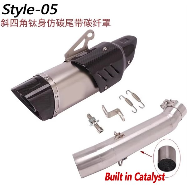 Tuyau d'échappement de haute qualité pour VOGE 625R 625 R, modification pour système d'échappement SC/AKRAPOVIC, silencieux intermédiaire et arrière