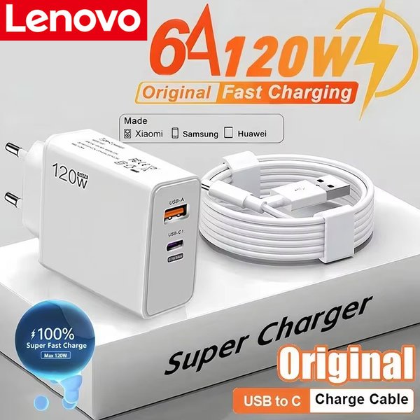 Xiaomi 120W Typ C USB Telefon Ladegerät Schnelle Lade Datenkabel Handy Power Adapter Für Xiaomi Huawei Samsung Wand ladegerät
