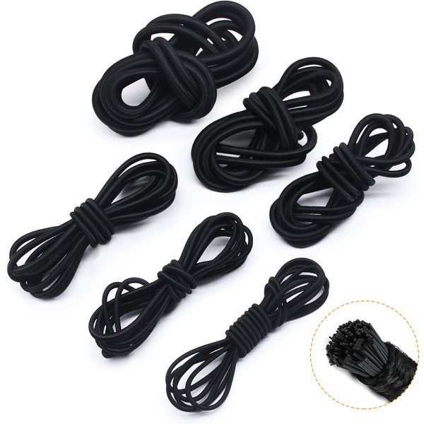 New 4mm-10mm Strong Elastic Rope Bungee Shock Cord Stretch String For DIY Jewelry Making Outdoor Project Tent Kayak Boat Backage
