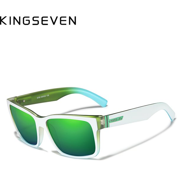 KINGSEVEN Polarisierte männer Sonnenbrille Sport Goggle Spiegel UV400 Objektiv Männliche Sonnenbrille Frauen Brillen Schutz TR90 Volle Farme