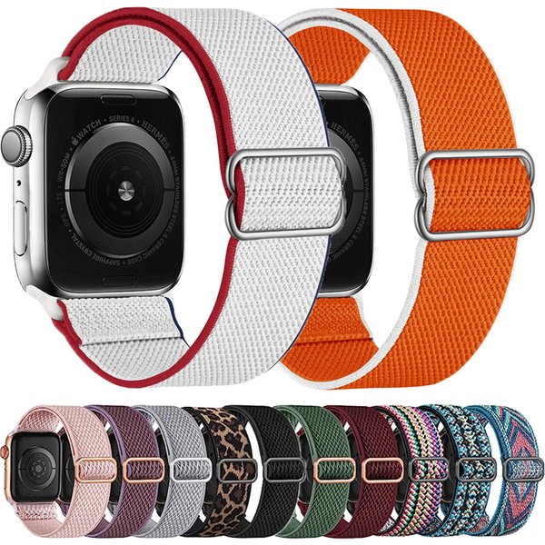 Bracelet à boucle Solo pour bracelet de montre Apple 44mm 45mm 41mm 42mm ultra 49mm 40mm accessoires bracelet correa iwatch série 8 7 6 5 4 SE
