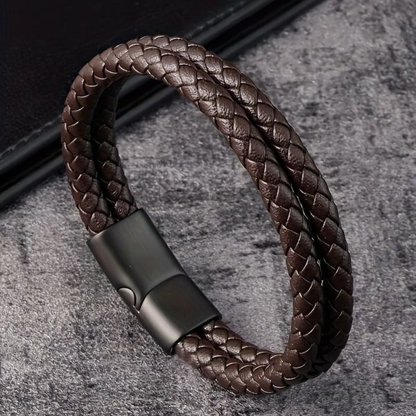 Bracelets en acier inoxydable pour hommes, bijoux, ULtressée, chimleather