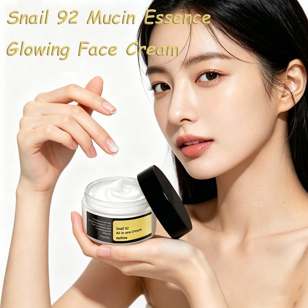 Schneckenschleim-Creme 92 Tägliche Feuchtigkeitspflege Hydratisierendes Gesichtsgel Hautpflege Beruhigende Reparatur-Gesichtslotion Koreanische Gesunde Glanz-Creme