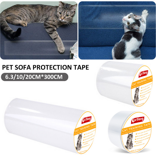 Furniture Protectors From Cats Scratch Anti Scratch Cat Training Tape Safe Clear Tapes Couch Protectors Sofa Corner Scratching