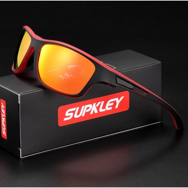Supkley sport polarisierte sonnenbrille herren frauen bequemes ablage, fahren, wandern, sonnen glasse, reise brillen accessoire