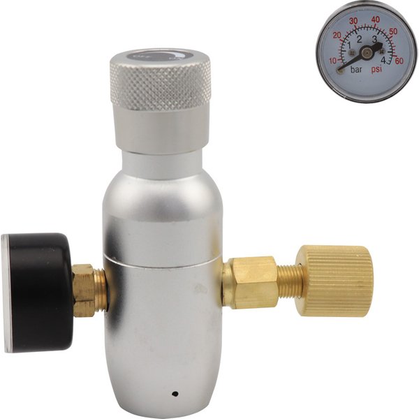 Kit de chargeur de CO2 régulé de qualité supérieure, 0-60PSI, mini chargeur de fût Sochi, portable pour le brassage à domicile
