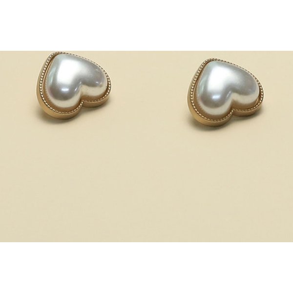 10 pièces perle coeur bouton or métal 18mm bouton de couture femmes vêtements manteau décoration bouton accessoires