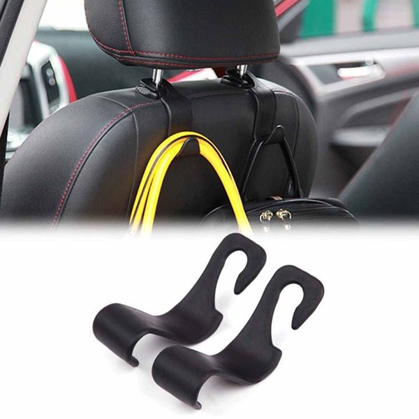 Crochet d'appui-tête pour siège de voiture, 2 pièces, organisateur de siège arrière, support de rangement pour sac à main, sacs à main, vêtements manteaux
