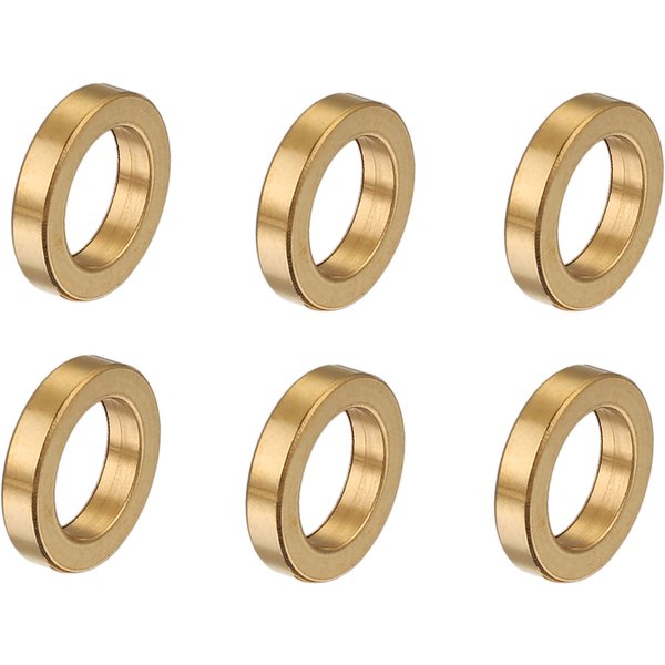 10 pièces en acier inoxydable plat rond entretoises perle disque grand trou perles en vrac pour bracelet à bricoler soi-même collier artisanat bijoux faisant des fournitures