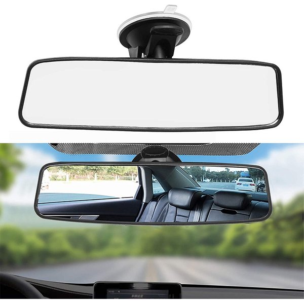 Car Rear View Mirror Adjustable 360 Panoramic Vehicle Car Rearview Parts with Suction Cup Car Decor Auto Interior Accessories