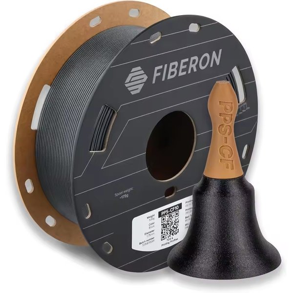 Polymaker Fiberon PPS-CF10 3D-Drucker Filament 1,75mm 0,5kg Kohlefaser PPS Material