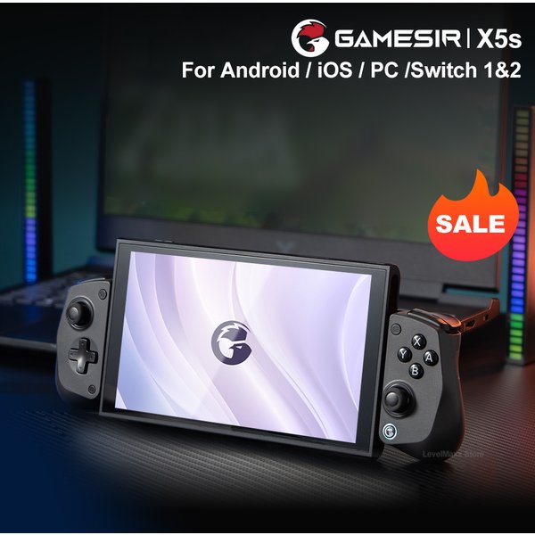 Gamesir X5S Contrôleur de jeu mobile sans fil avec connectivité tri-mode Conception légère Vibrage HD pour Switch 2 Android IOS