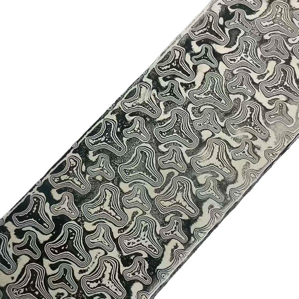 Swayboo-Barre de billette en acier damas, ébauches de lame en acier sandwich, couteau de bricolage, matière première exécutive, pièces d'outils faits à la main, 16x3x0.3cm