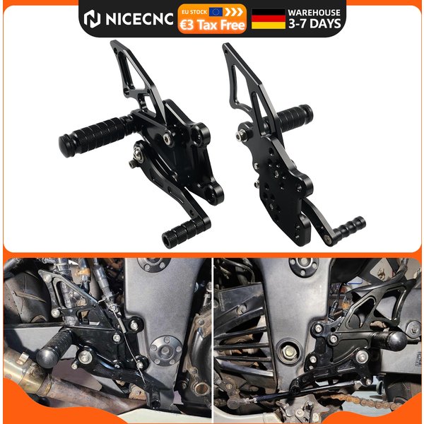 Motorrad Mittelfußsteuerungskit Gangschaltung Hintere Fußrastenanlage für Kawasaki Ninja 300 EX300 2013 2014 2015 2016 2017