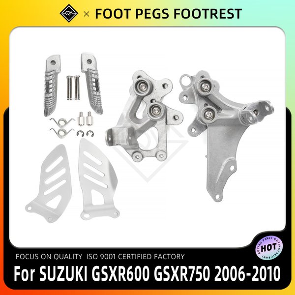 LQYL Motorrad-Fußrasten-Set vorne für Suzuki GSXR600 GSXR750 2006–2010 GSXR 600 750 Small R K6 K8 2006 2007 2008–2010