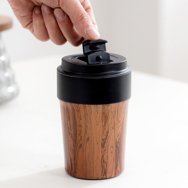Tasse à café portable Mars avec revêtement intérieur en céramique, gobelet isolé sous vide, thermos pour garder le café, le thé au chaud et au froid