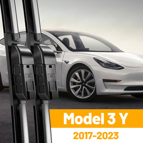 Pour Tesla Modell 3 Y Front Wischer Klingen 2017-2023 2018 2019 2020 2021 2022 Windschutzscheibe Windschutz Fenster accessoire 26 "+ 19"