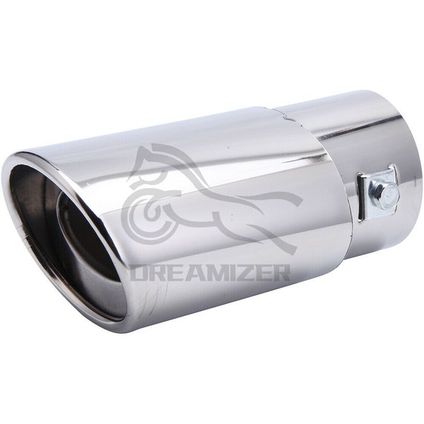 1Pcs Universal Stainless Steel Car Exhaust Tail Muffler Tip Pipe for Car-styling Decoration DIY Tail Pipe Car Accessories