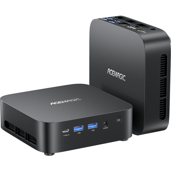 ACEMAGIC K1 Mini-PC – AMD Ryzen 5 7430U Mini-PC – 16 GB LPDDR4, 512 GB PCIe M.2 SSD – Mini-Computer (6 Kerne/12 Threads, insgesamt 4,3 GHz) – Desktop-Computer mit Radeon-Grafik – WiFi6 – BT5.2