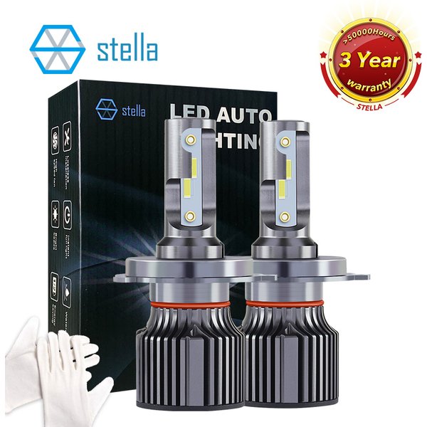 Stella LED lamps for cars h7 led canbus led h4 headlight H1 H11 9005 HB3 9006 HB4 9012 led bulb fog lamp turbo fan 36w 12000LM