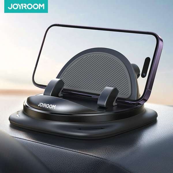 Uchwyt samochodowy na telefon Joyroom na deskę rozdzielczą, uniwersalny 360° ° Obrotowy silikonowy uchwyt na telefon obsługiwany jedną ręką uchwyt na telefon do użytku samochodowego