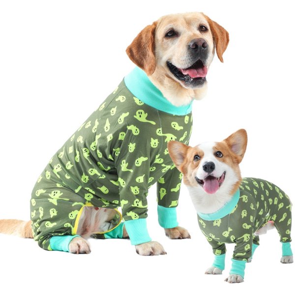 Haustier 4 Bein Langarm Pyjama Erholung Stram pler für Anti-Lecken Wund versorgung Hunde bequeme Anti-UV-Stram pler Overall Jacken