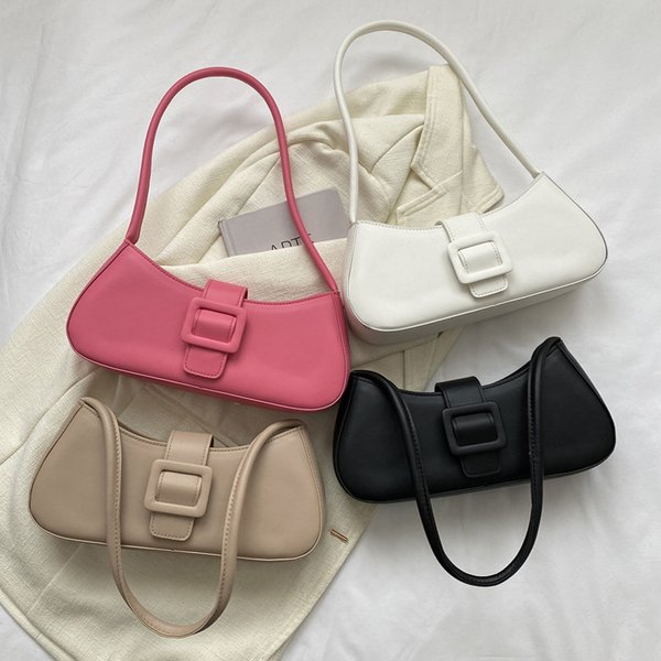 Modische, solide Damen-Umhängetasche, Kunstleder, quadratische Unterarmtaschen, Damenhandtaschen für den täglichen Gebrauch und als Geschenk