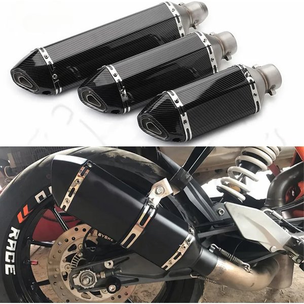 51mm accessoires universels moto tuyau d'échappement modifié silencieux tuyau echappement moto db tueur pour akrapovic XJ6 MT07 09 03