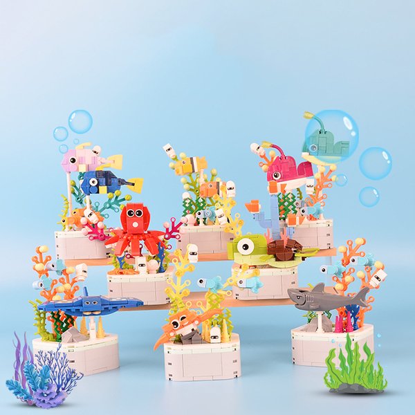 Bloc de construction de fleurs de tulipe, Bouquet perpétuel, modèle 3D, décoration de la maison, plante en pot, briques d'assemblage, cadeaux de saint-valentin pour enfants